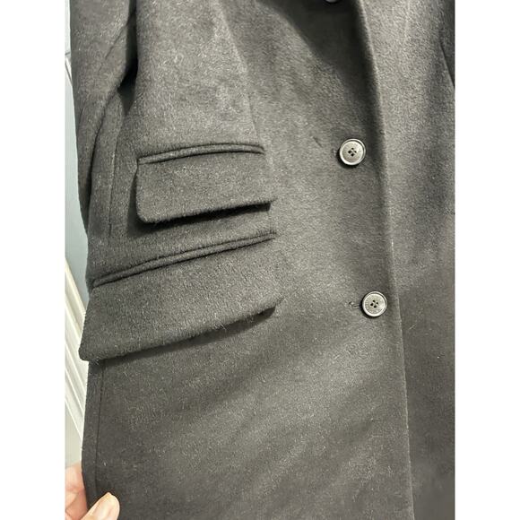 Lauren Ralph Lauren Women's Wool Dress Reefer Over Coat Size 14 LR2523 Black - Picture 2 of 10